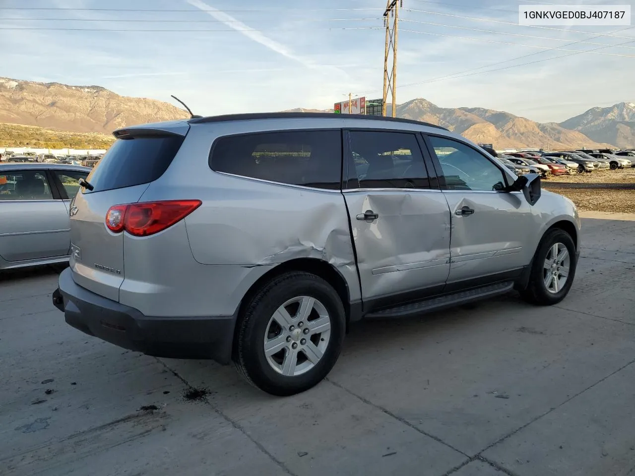 2011 Chevrolet Traverse Lt VIN: 1GNKVGED0BJ407187 Lot: 80475194