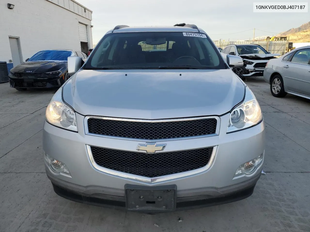 2011 Chevrolet Traverse Lt VIN: 1GNKVGED0BJ407187 Lot: 80475194