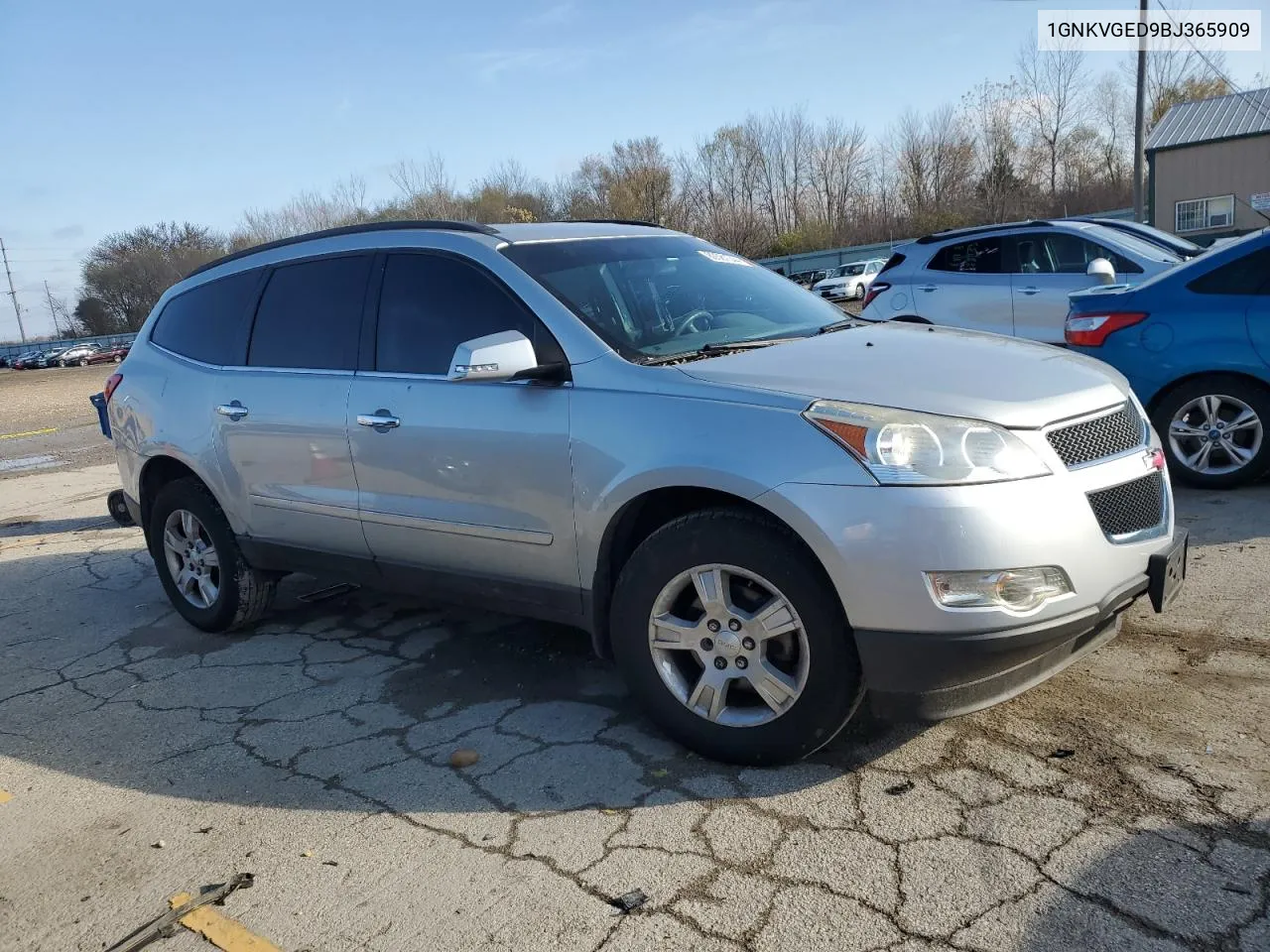 2011 Chevrolet Traverse Lt VIN: 1GNKVGED9BJ365909 Lot: 80581044