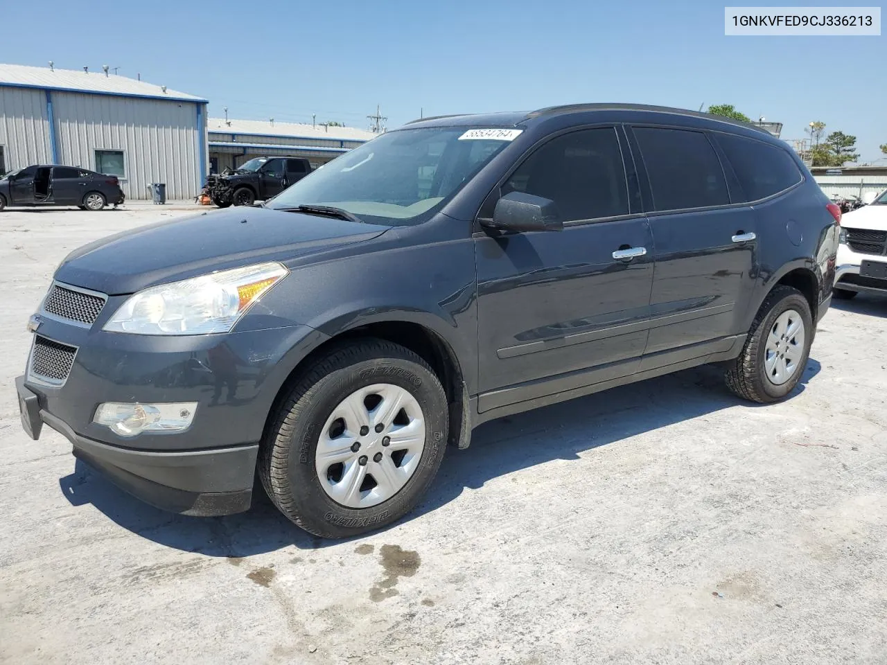 2012 Chevrolet Traverse Ls VIN: 1GNKVFED9CJ336213 Lot: 58534764