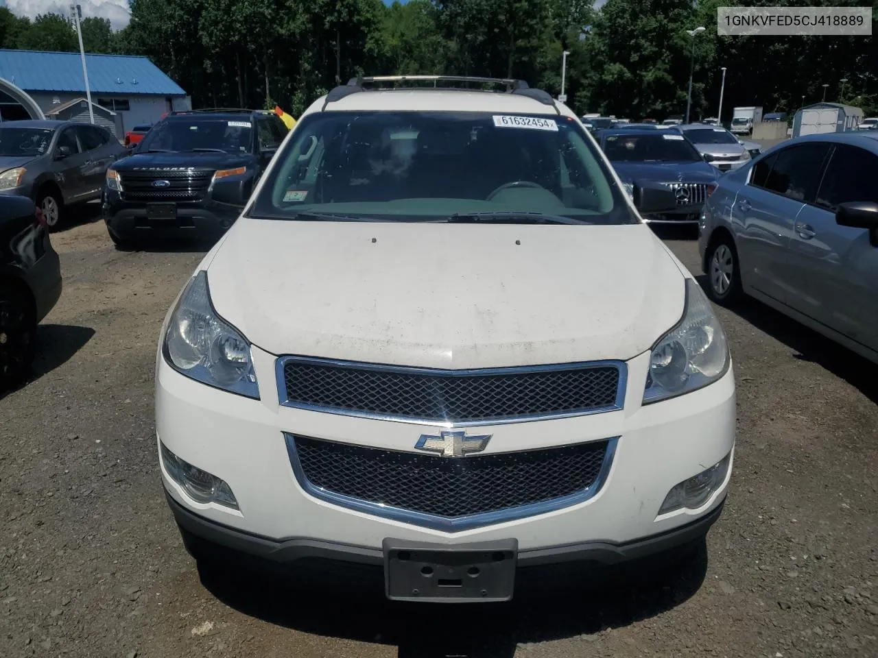 2012 Chevrolet Traverse Ls VIN: 1GNKVFED5CJ418889 Lot: 61632454