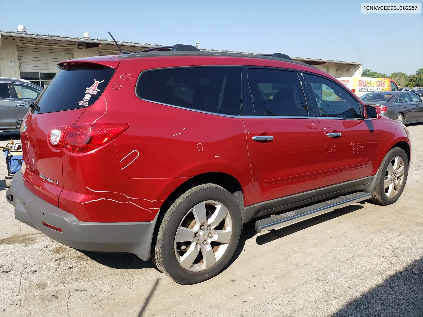 2012 Chevrolet Traverse Lt VIN: 1GNKVGED9CJ382257 Lot: 66271304