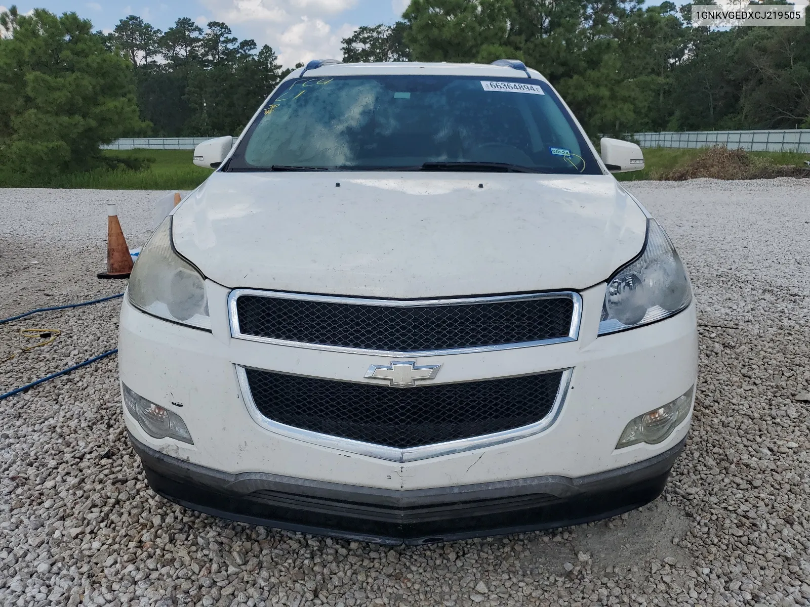 1GNKVGEDXCJ219505 2012 Chevrolet Traverse Lt