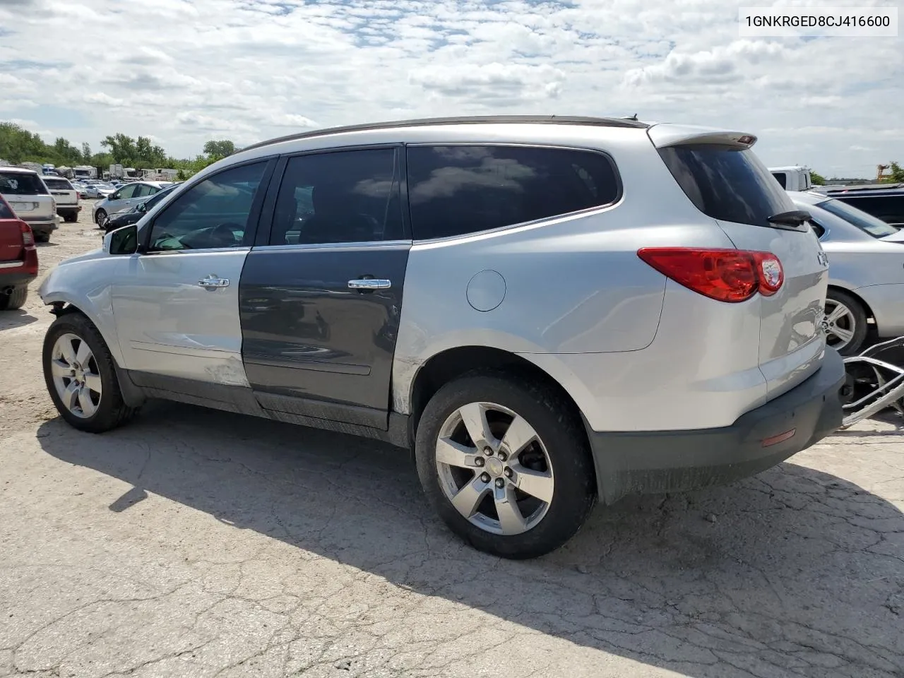 2012 Chevrolet Traverse Lt VIN: 1GNKRGED8CJ416600 Lot: 66600674