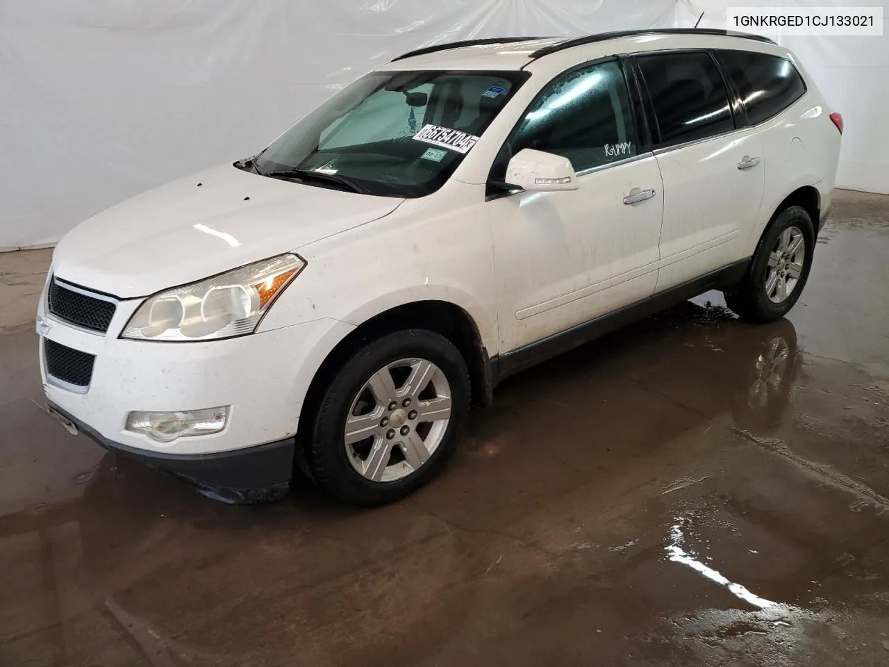 1GNKRGED1CJ133021 2012 Chevrolet Traverse Lt