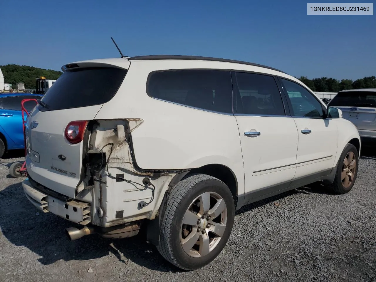 2012 Chevrolet Traverse Ltz VIN: 1GNKRLED8CJ231469 Lot: 67888504