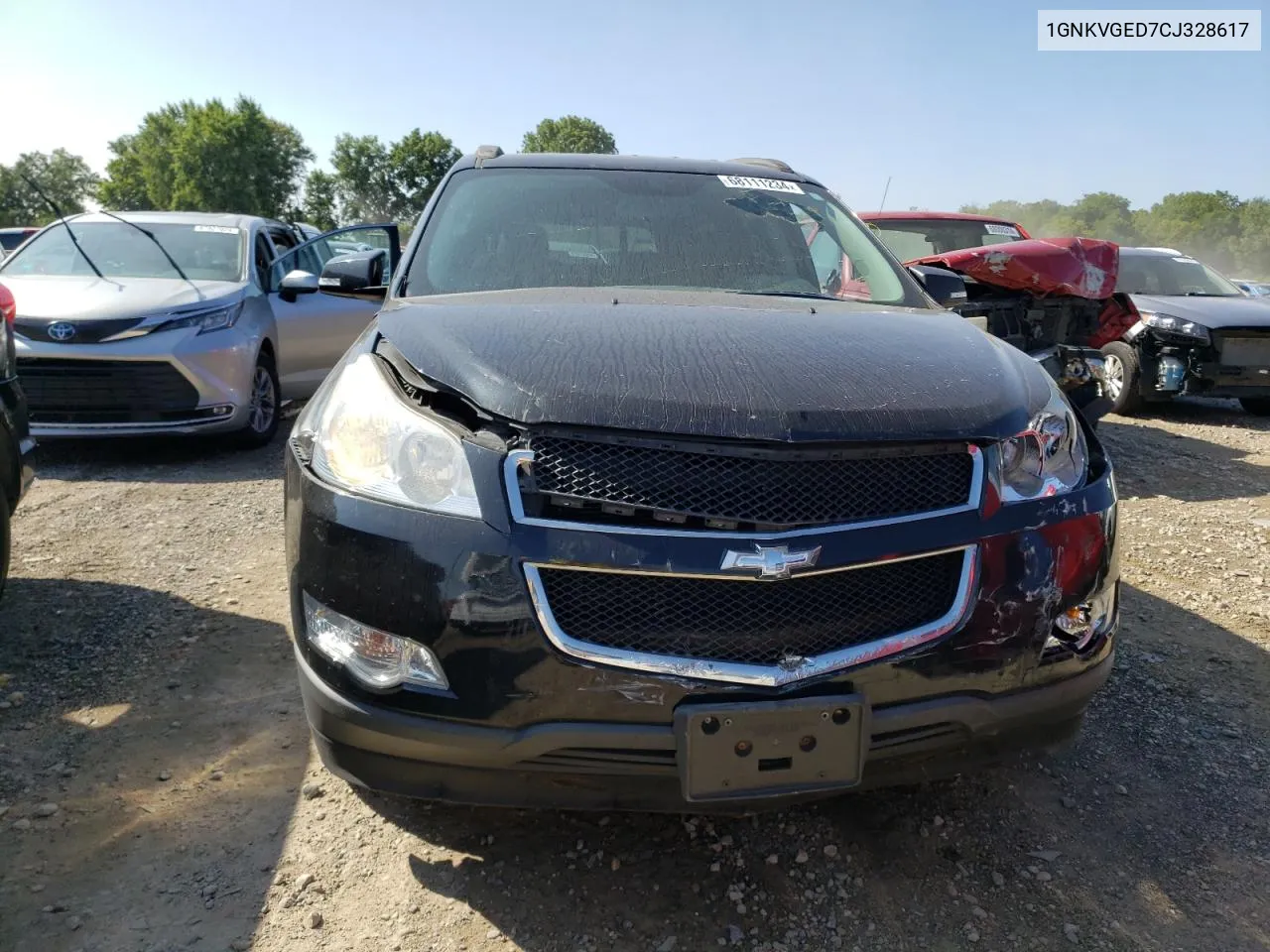 1GNKVGED7CJ328617 2012 Chevrolet Traverse Lt