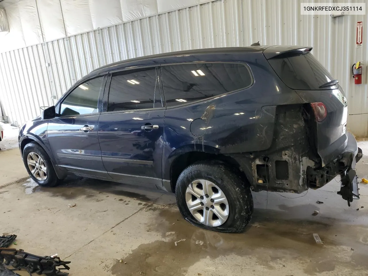 2012 Chevrolet Traverse Ls VIN: 1GNKRFEDXCJ351114 Lot: 68117644