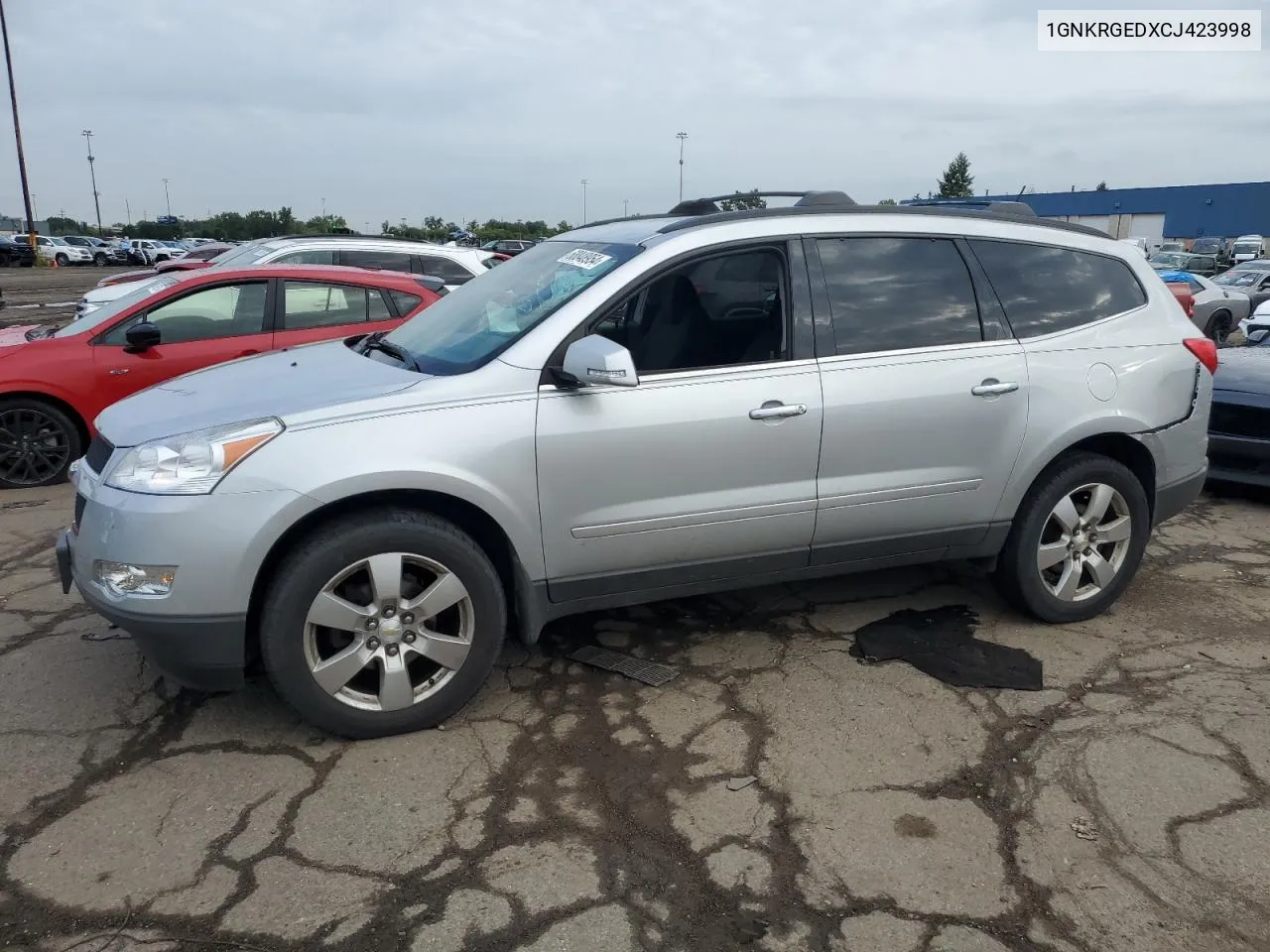 1GNKRGEDXCJ423998 2012 Chevrolet Traverse Lt