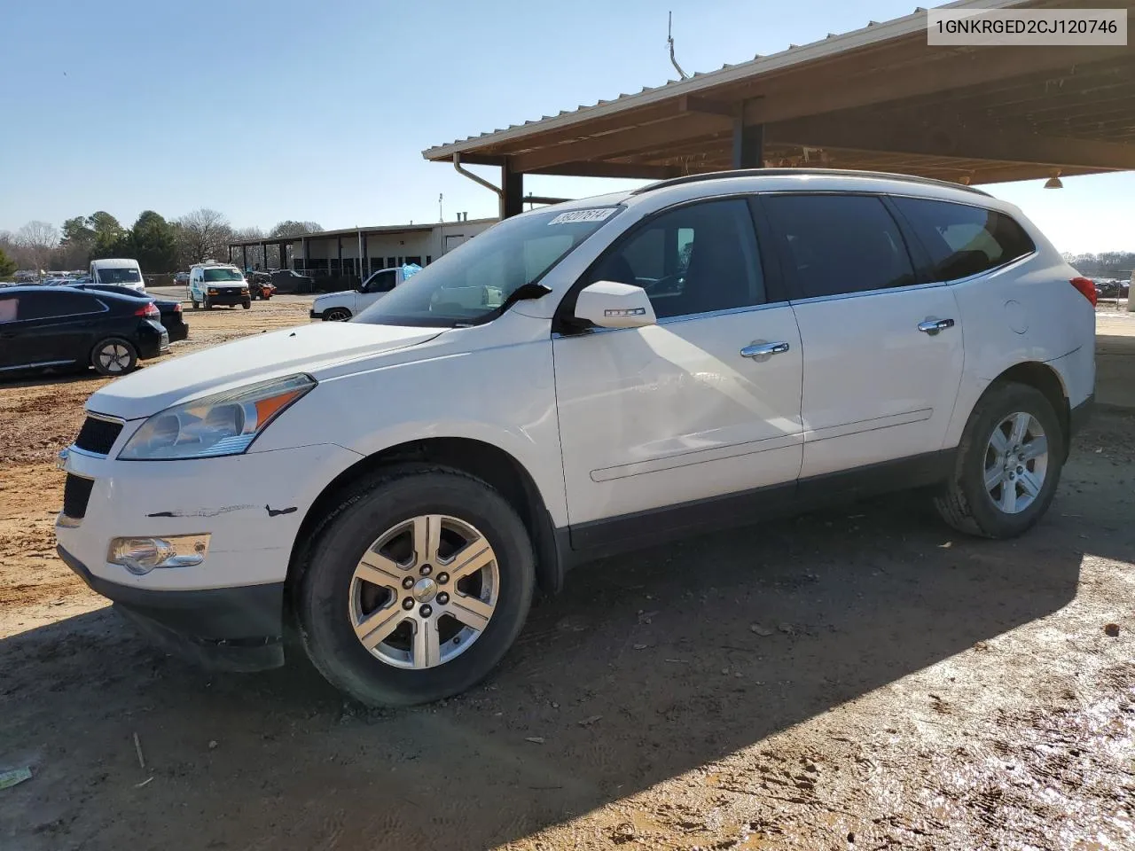 2012 Chevrolet Traverse Lt VIN: 1GNKRGED2CJ120746 Lot: 68915594