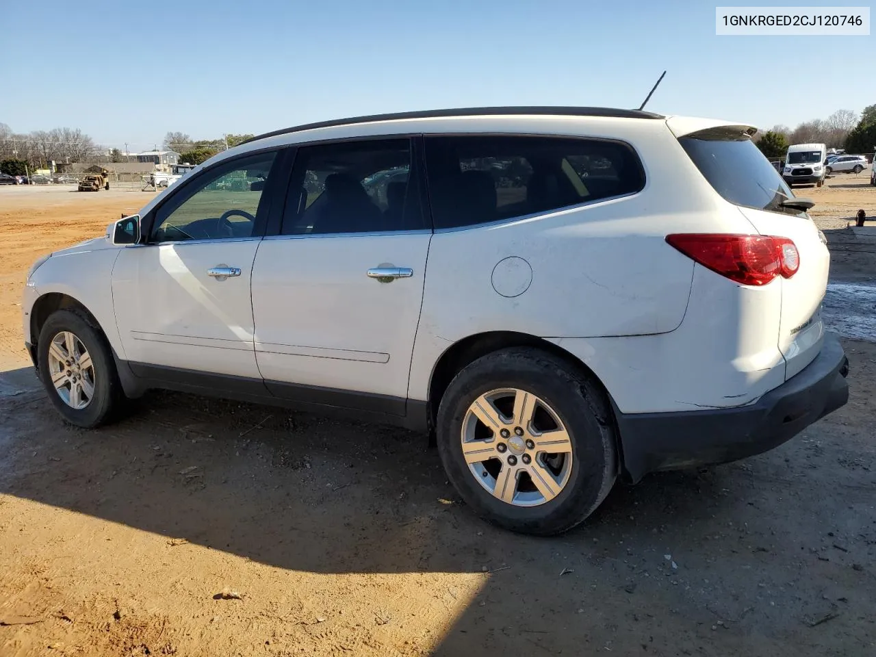 2012 Chevrolet Traverse Lt VIN: 1GNKRGED2CJ120746 Lot: 68915594