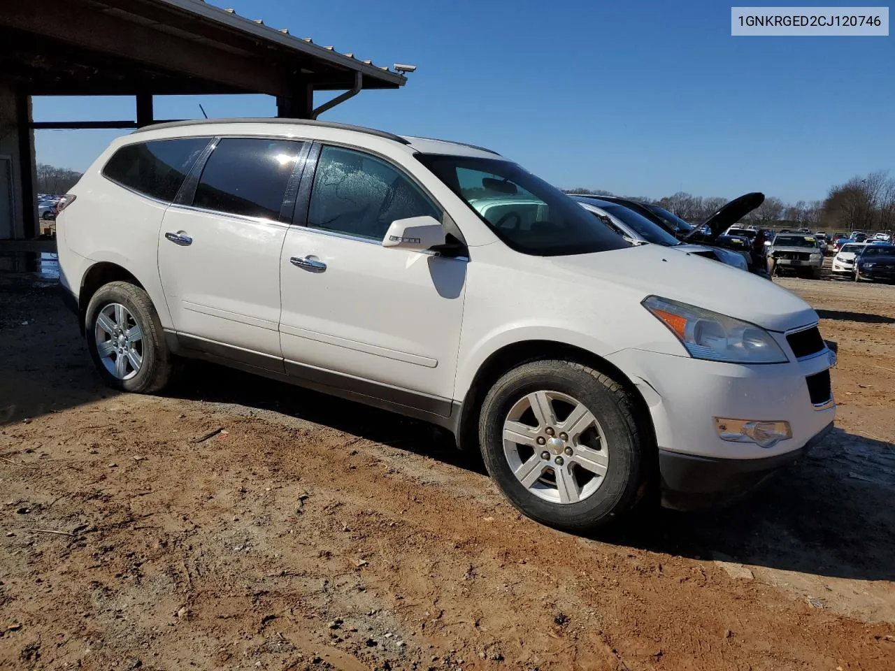 2012 Chevrolet Traverse Lt VIN: 1GNKRGED2CJ120746 Lot: 68915594