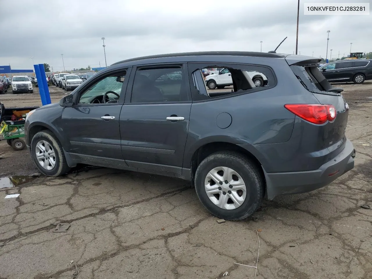 2012 Chevrolet Traverse Ls VIN: 1GNKVFED1CJ283281 Lot: 69206264