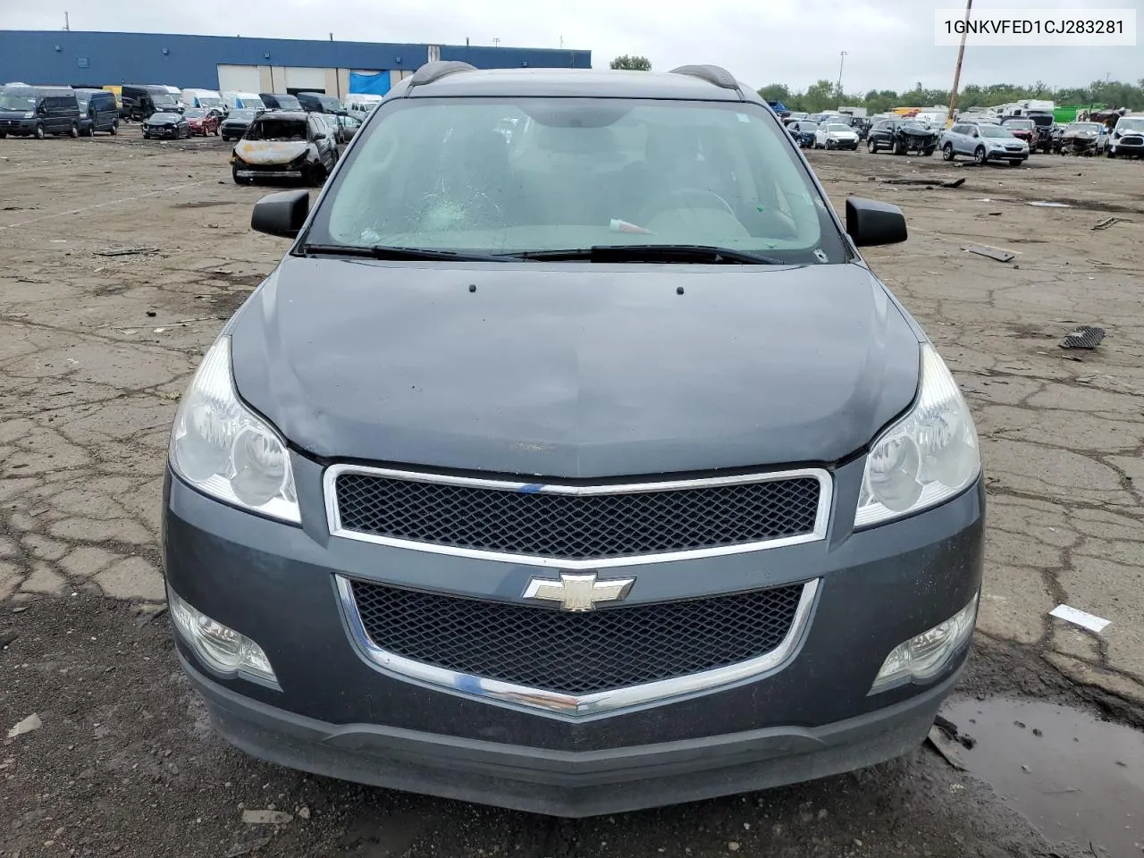 2012 Chevrolet Traverse Ls VIN: 1GNKVFED1CJ283281 Lot: 69206264