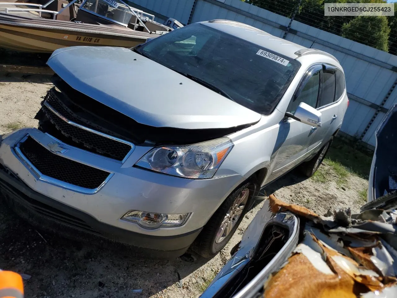 1GNKRGED6CJ255423 2012 Chevrolet Traverse Lt