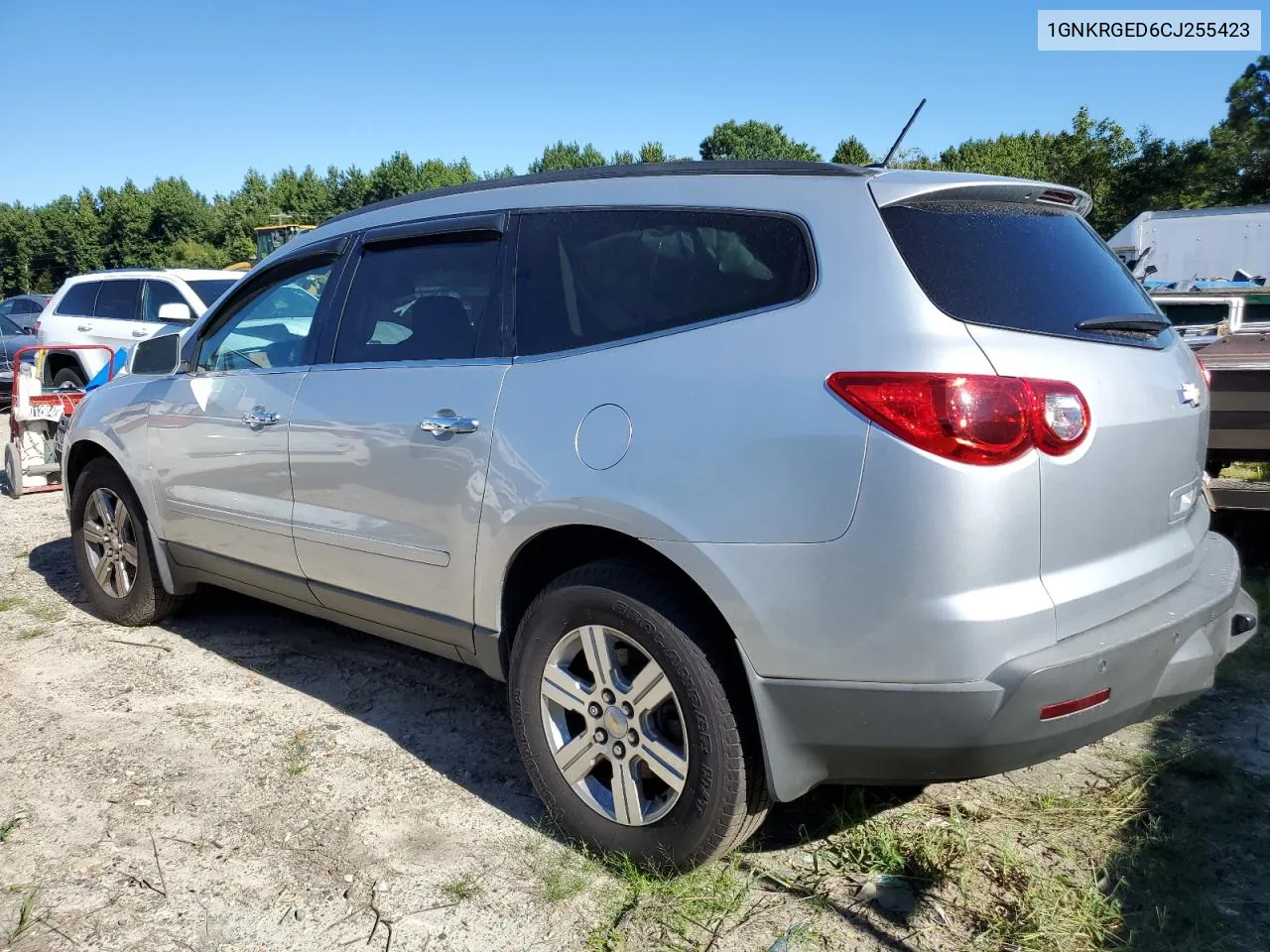 2012 Chevrolet Traverse Lt VIN: 1GNKRGED6CJ255423 Lot: 69309874