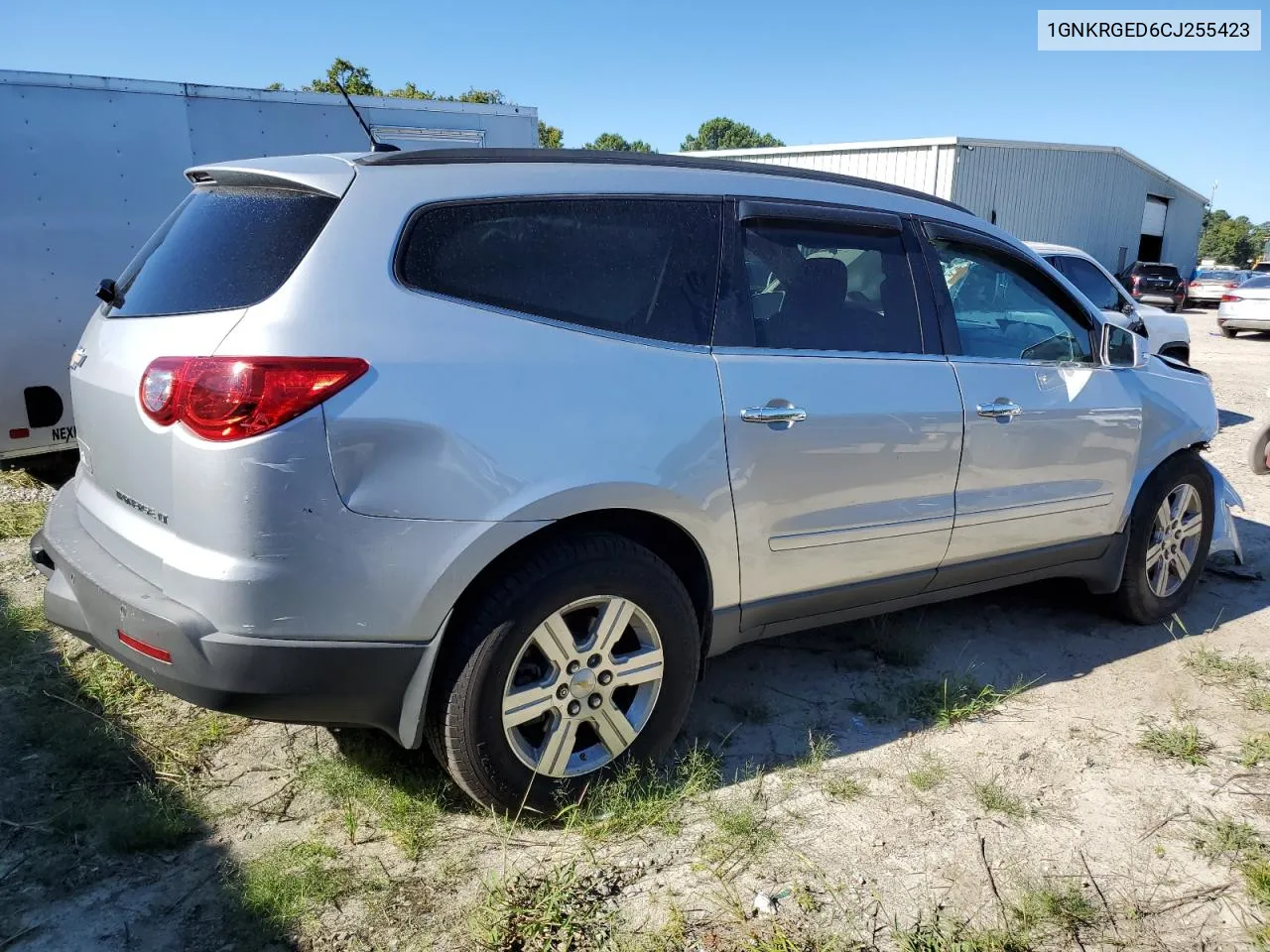 2012 Chevrolet Traverse Lt VIN: 1GNKRGED6CJ255423 Lot: 69309874