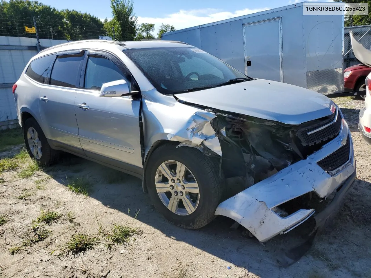 2012 Chevrolet Traverse Lt VIN: 1GNKRGED6CJ255423 Lot: 69309874