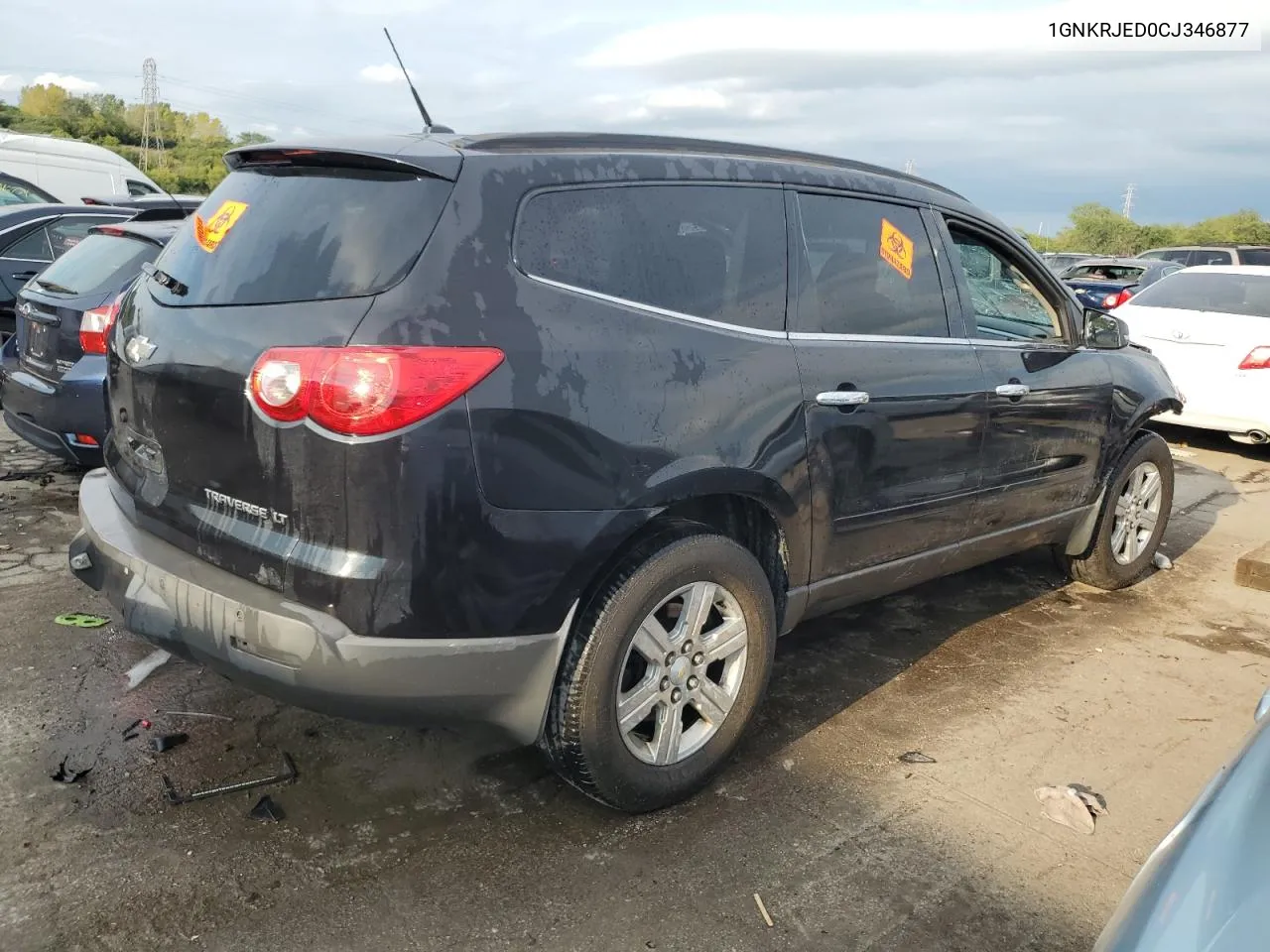 2012 Chevrolet Traverse Lt VIN: 1GNKRJED0CJ346877 Lot: 69523804