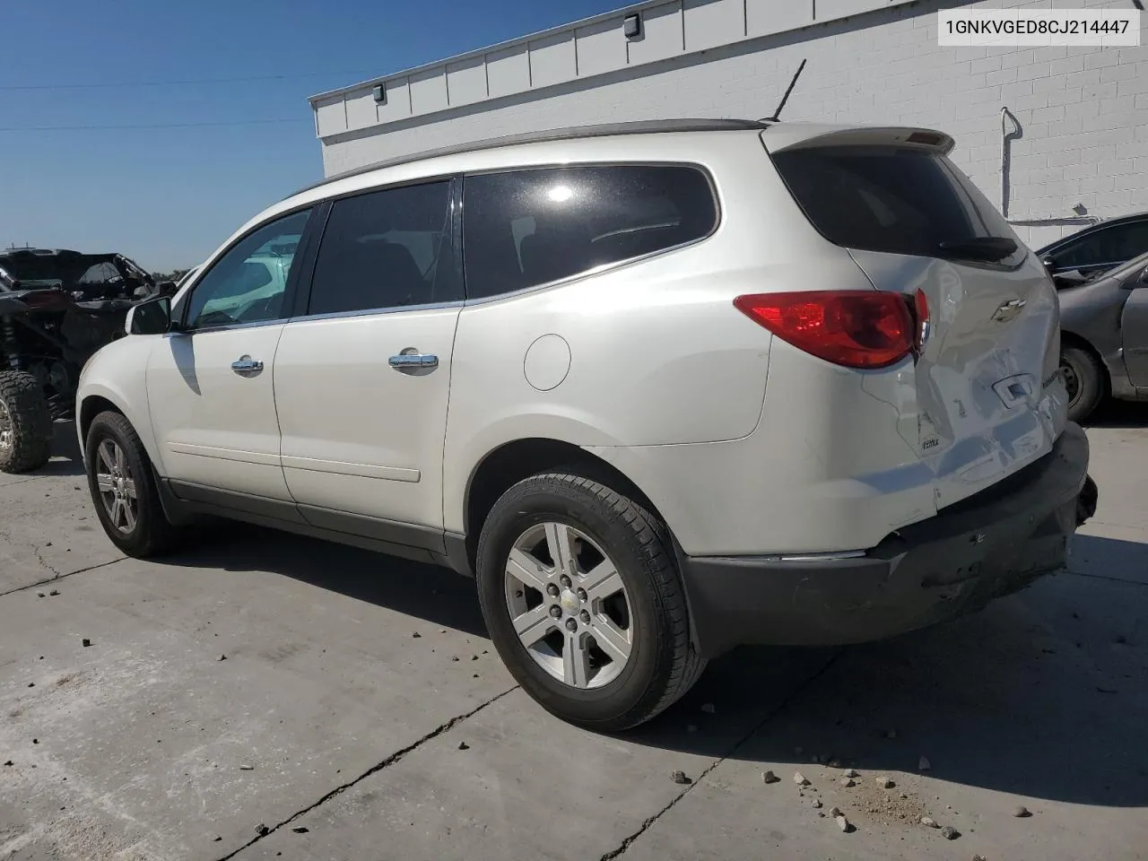 2012 Chevrolet Traverse Lt VIN: 1GNKVGED8CJ214447 Lot: 69597544