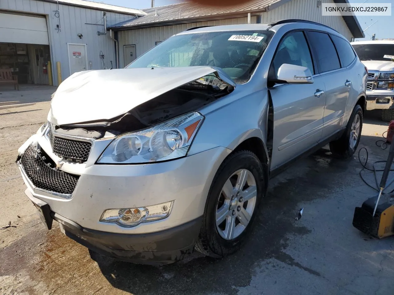 2012 Chevrolet Traverse Lt VIN: 1GNKVJEDXCJ229867 Lot: 70052194