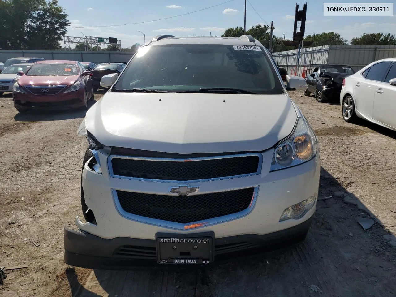 2012 Chevrolet Traverse Lt VIN: 1GNKVJEDXCJ330911 Lot: 70449294