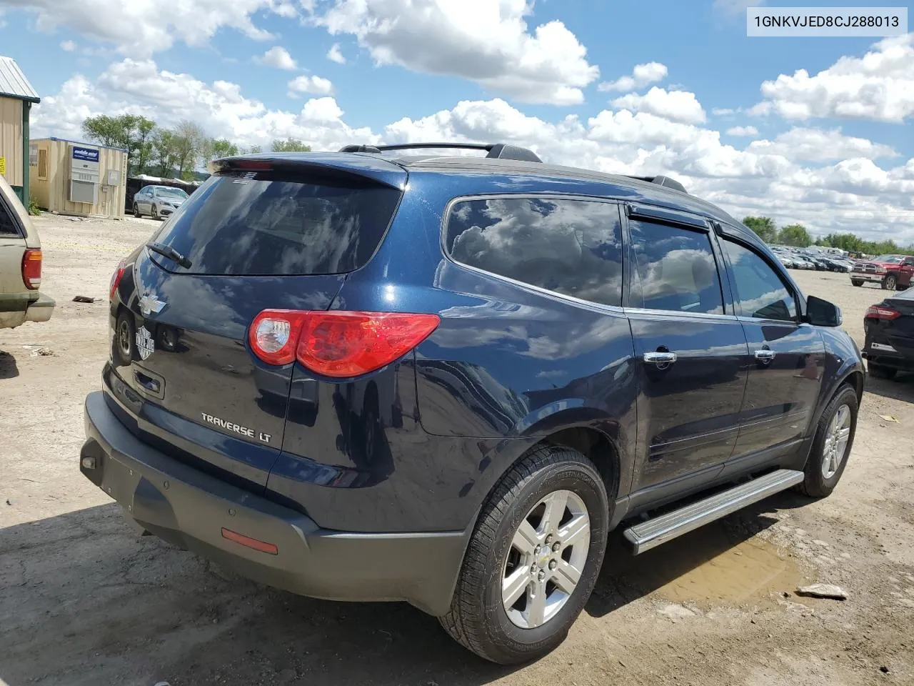 1GNKVJED8CJ288013 2012 Chevrolet Traverse Lt