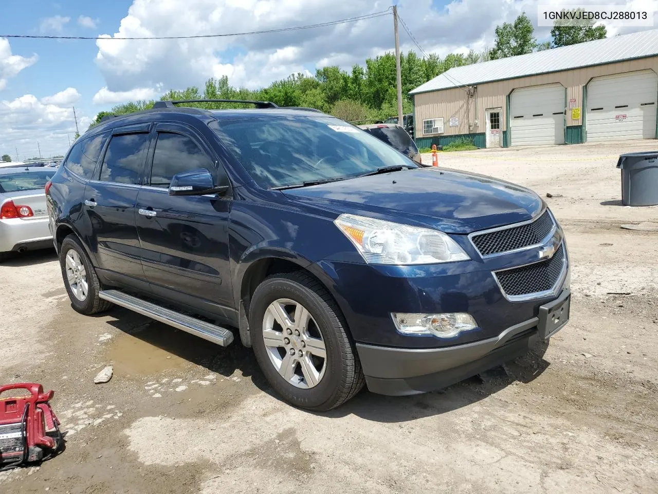 1GNKVJED8CJ288013 2012 Chevrolet Traverse Lt