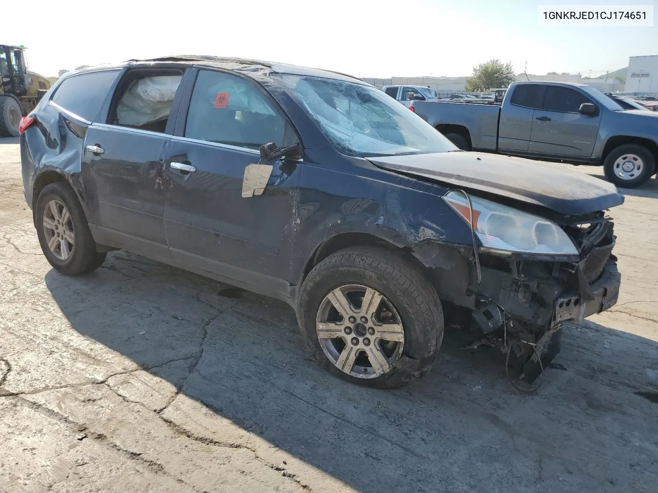 2012 Chevrolet Traverse Lt VIN: 1GNKRJED1CJ174651 Lot: 70924524