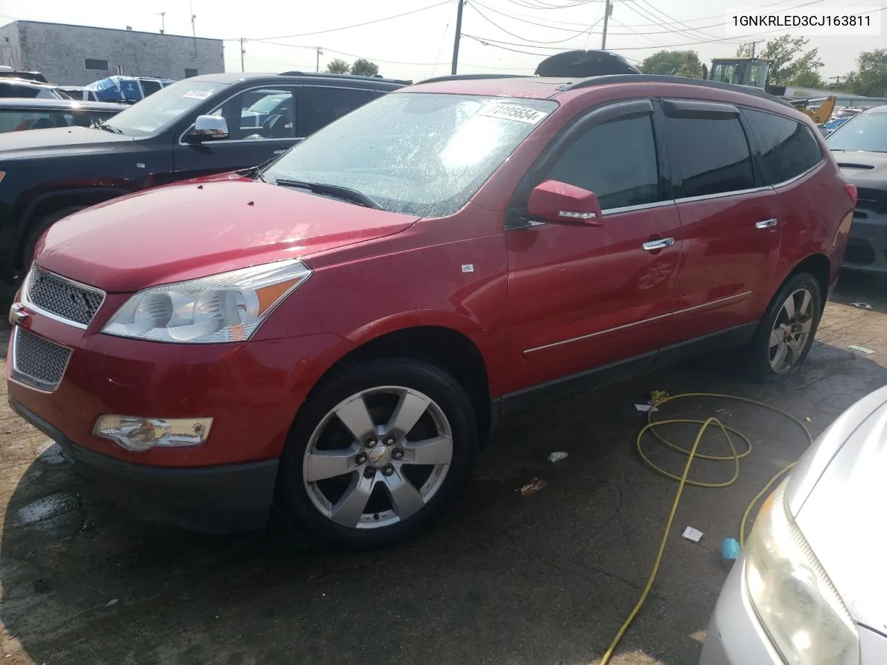 2012 Chevrolet Traverse Ltz VIN: 1GNKRLED3CJ163811 Lot: 71005654