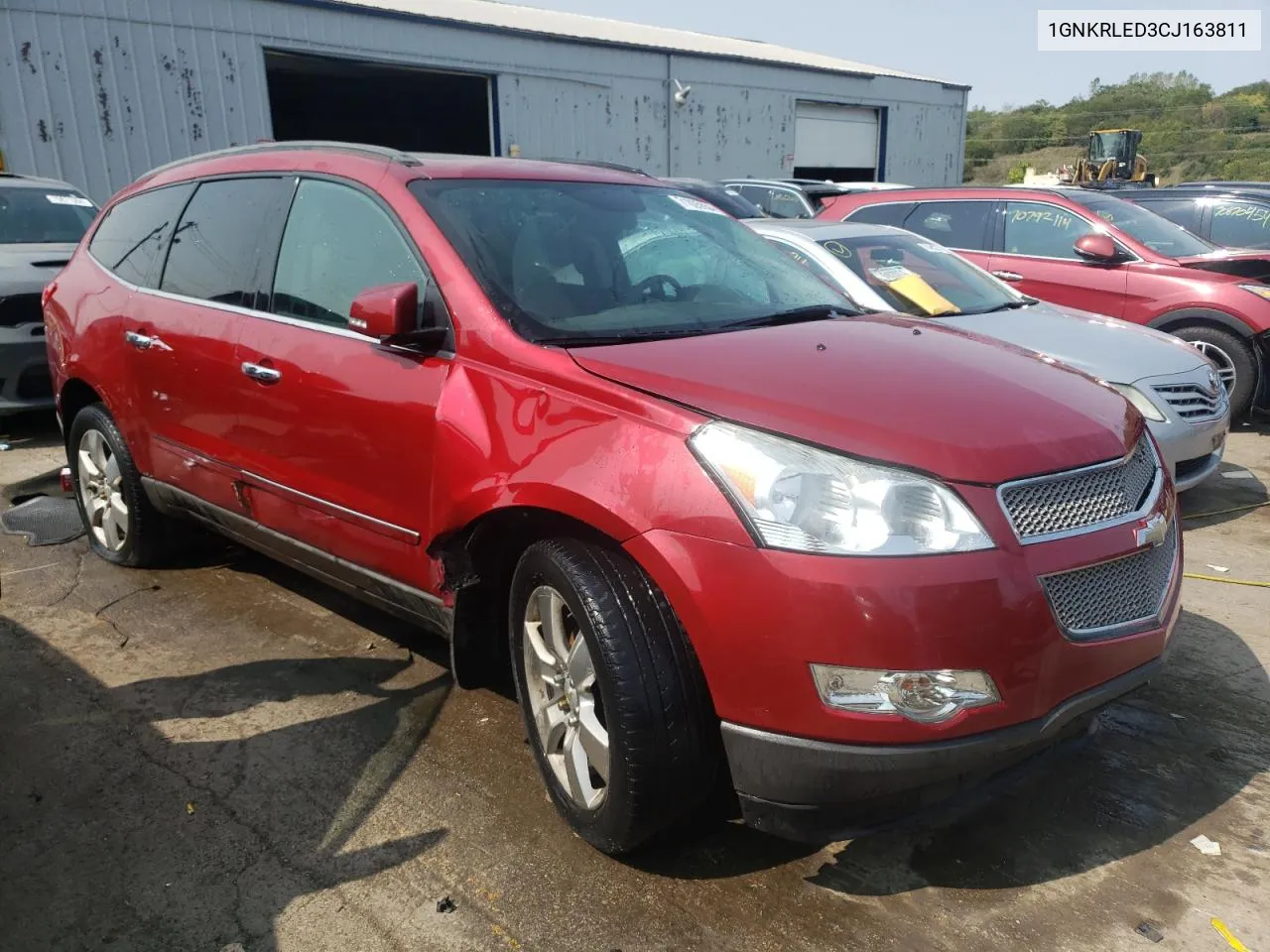 2012 Chevrolet Traverse Ltz VIN: 1GNKRLED3CJ163811 Lot: 71005654