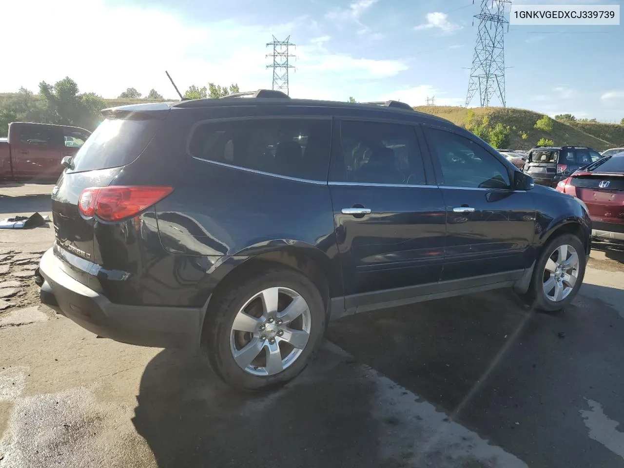 1GNKVGEDXCJ339739 2012 Chevrolet Traverse Lt