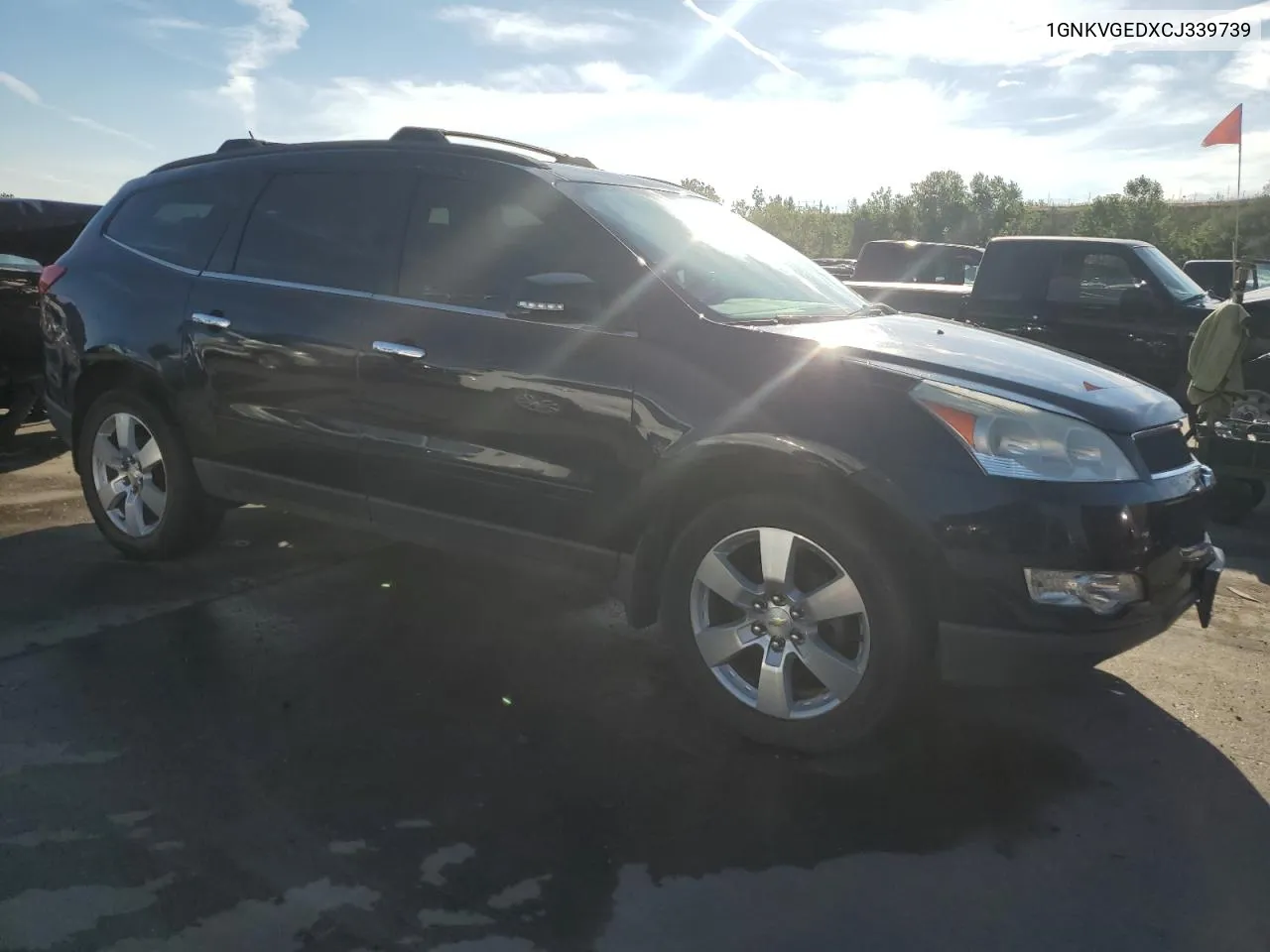 2012 Chevrolet Traverse Lt VIN: 1GNKVGEDXCJ339739 Lot: 71053824