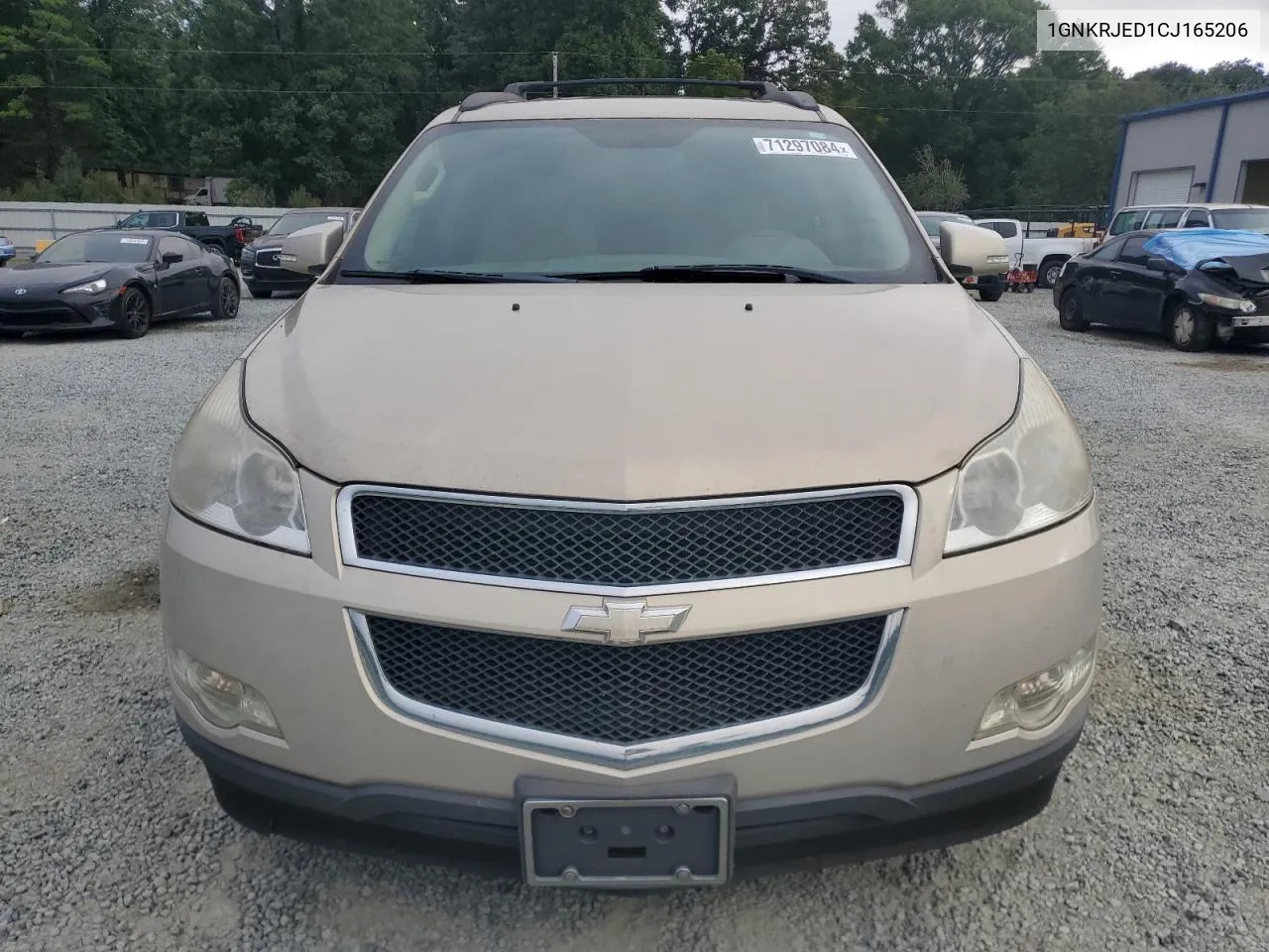 2012 Chevrolet Traverse Lt VIN: 1GNKRJED1CJ165206 Lot: 71297084