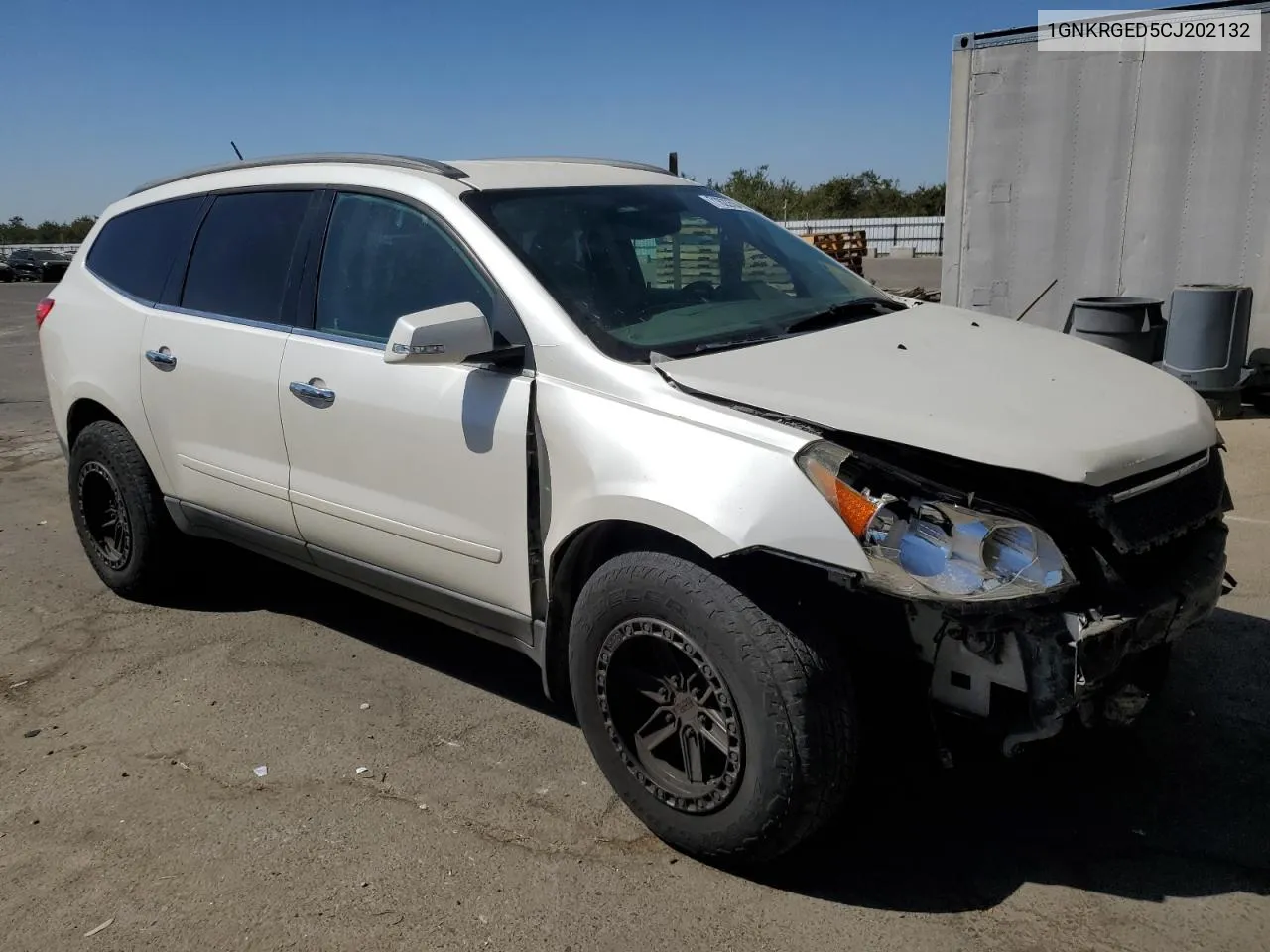 2012 Chevrolet Traverse Lt VIN: 1GNKRGED5CJ202132 Lot: 71623504