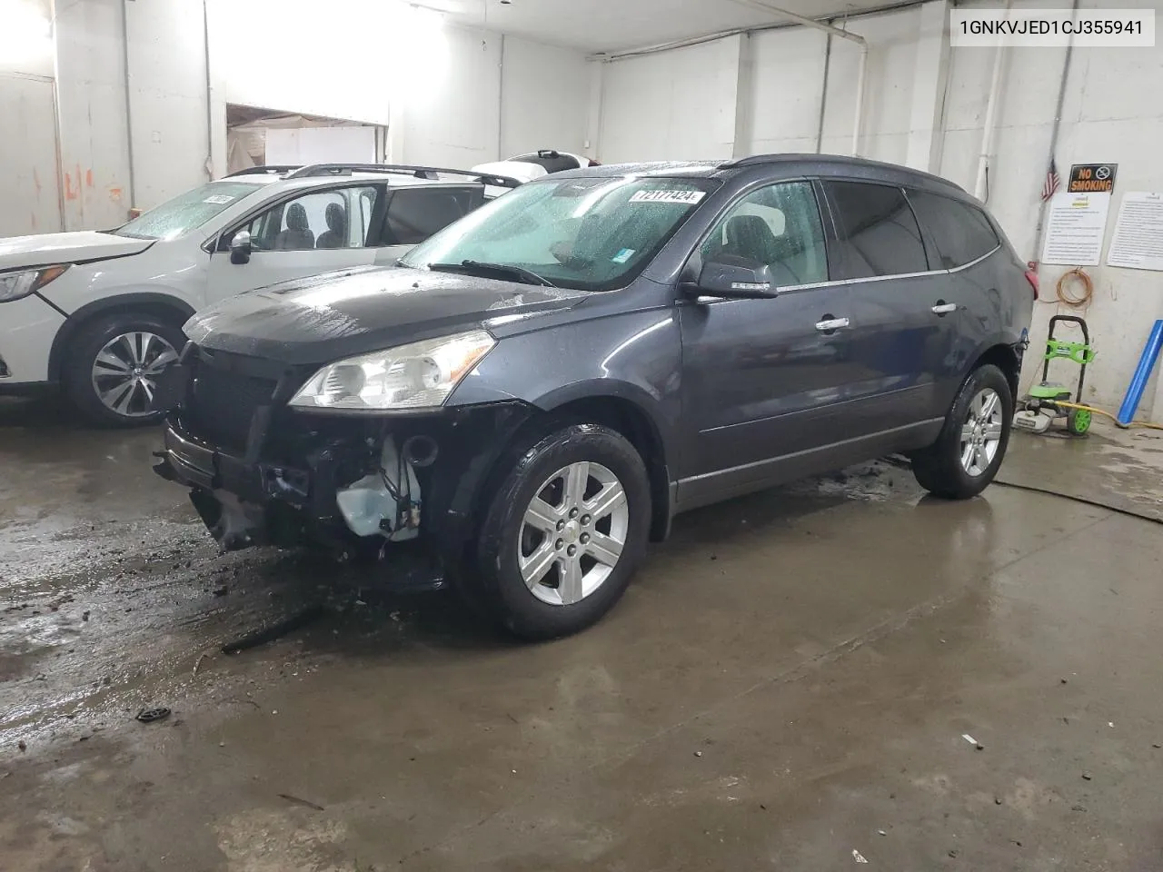 1GNKVJED1CJ355941 2012 Chevrolet Traverse Lt