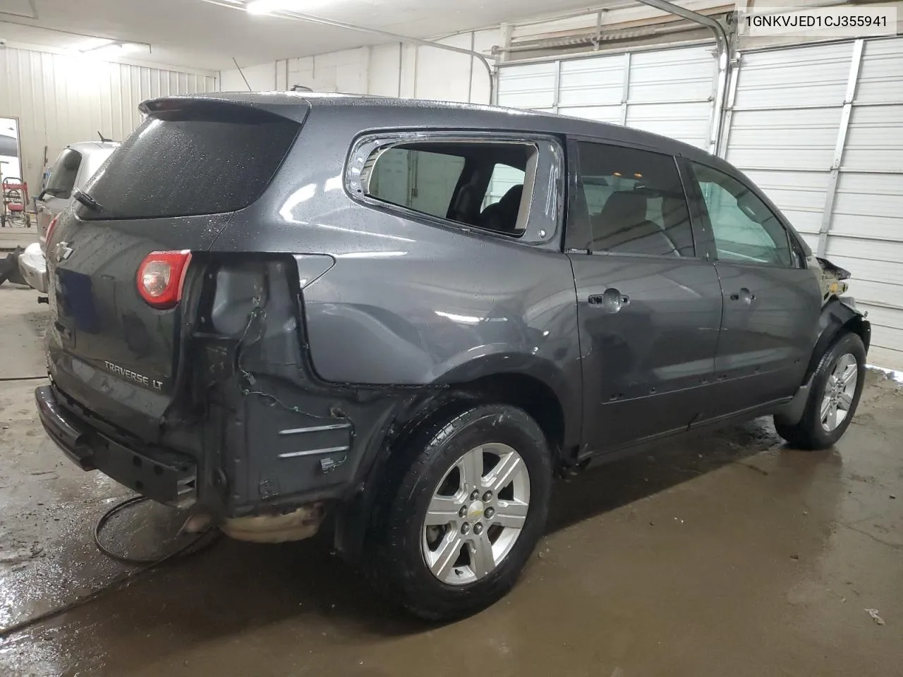 1GNKVJED1CJ355941 2012 Chevrolet Traverse Lt