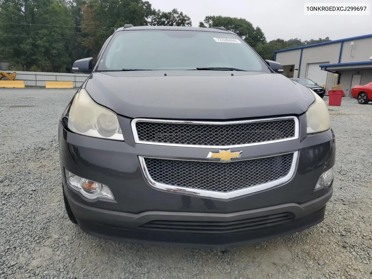 2012 Chevrolet Traverse Lt VIN: 1GNKRGEDXCJ299697 Lot: 72330444