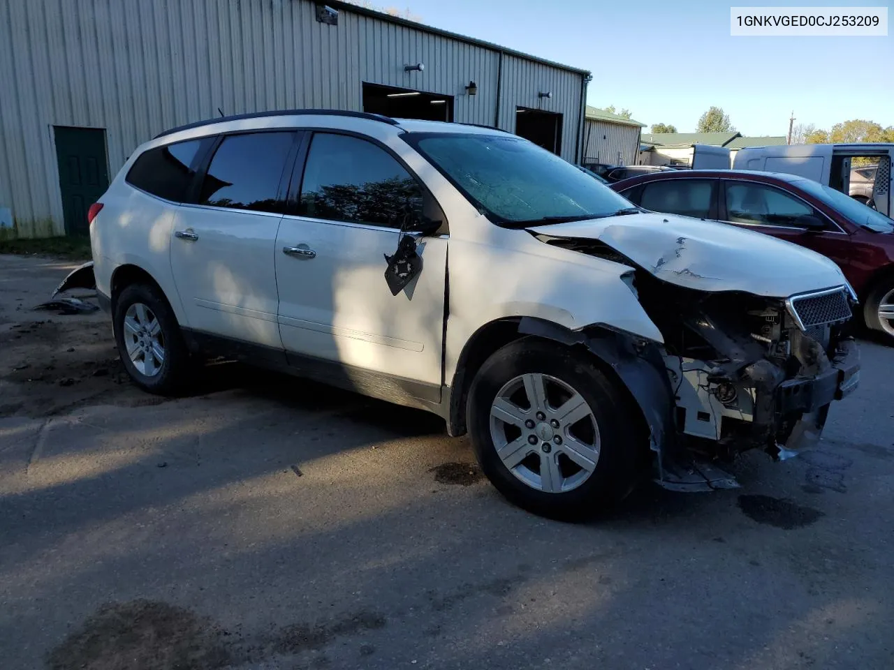 2012 Chevrolet Traverse Lt VIN: 1GNKVGED0CJ253209 Lot: 72341124