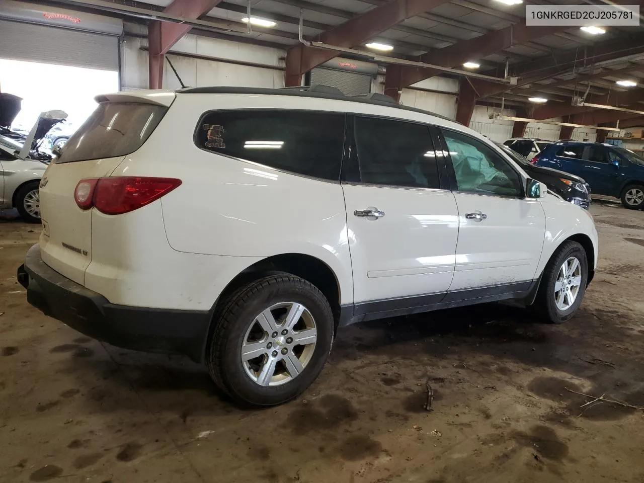 2012 Chevrolet Traverse Lt VIN: 1GNKRGED2CJ205781 Lot: 72365284