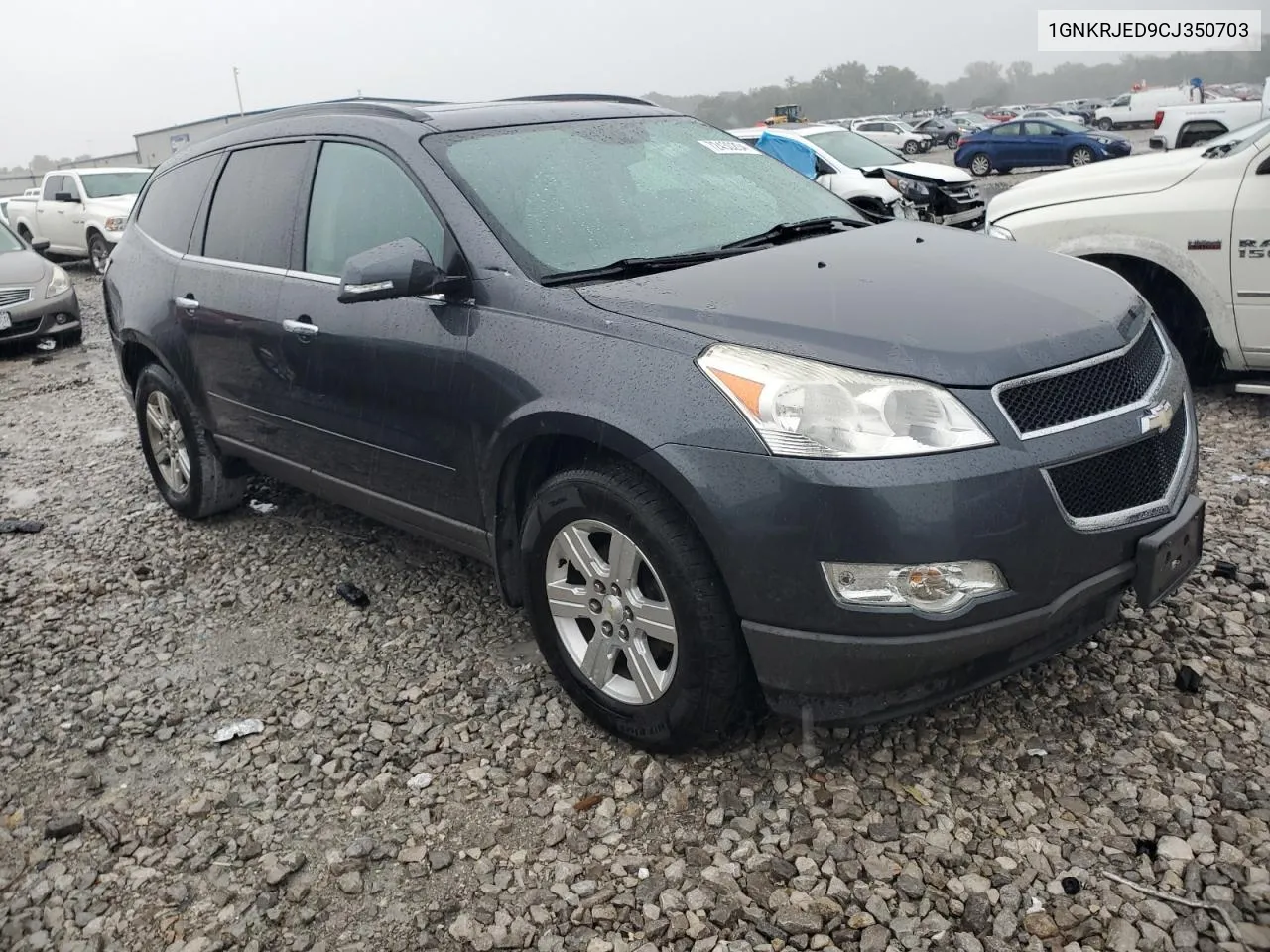 2012 Chevrolet Traverse Lt VIN: 1GNKRJED9CJ350703 Lot: 72430204