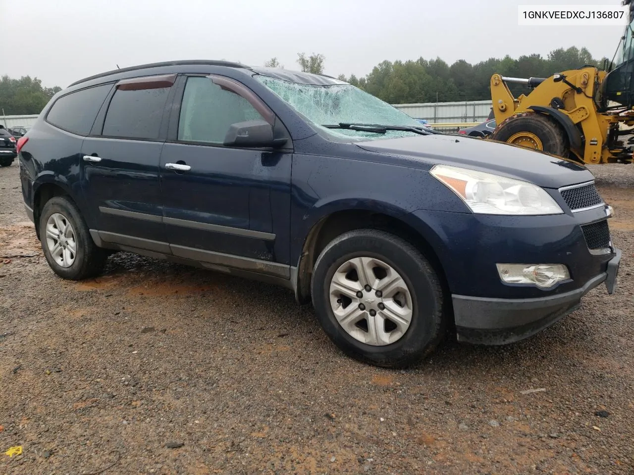 2012 Chevrolet Traverse Ls VIN: 1GNKVEEDXCJ136807 Lot: 72688934