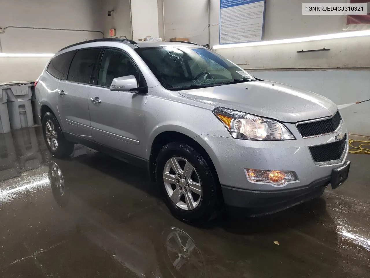 2012 Chevrolet Traverse Lt VIN: 1GNKRJED4CJ310321 Lot: 72709164