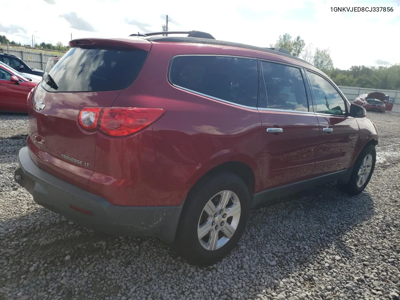 2012 Chevrolet Traverse Lt VIN: 1GNKVJED8CJ337856 Lot: 72728344