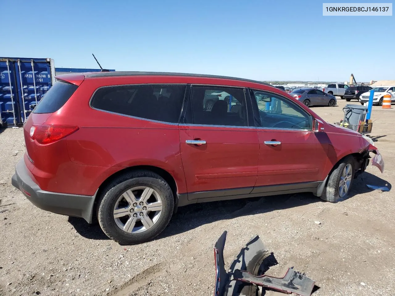 2012 Chevrolet Traverse Lt VIN: 1GNKRGED8CJ146137 Lot: 73038544