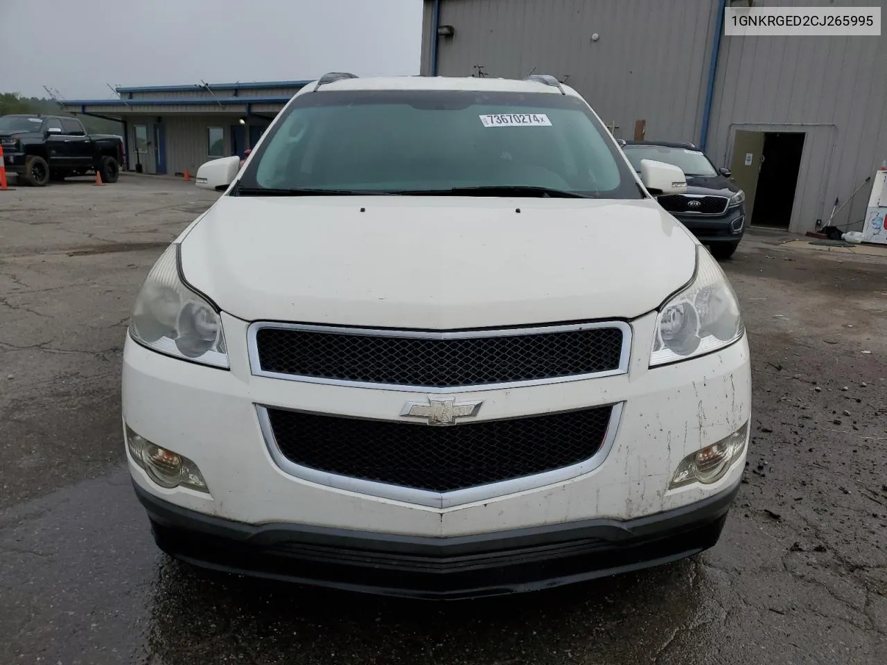 2012 Chevrolet Traverse Lt VIN: 1GNKRGED2CJ265995 Lot: 73670274