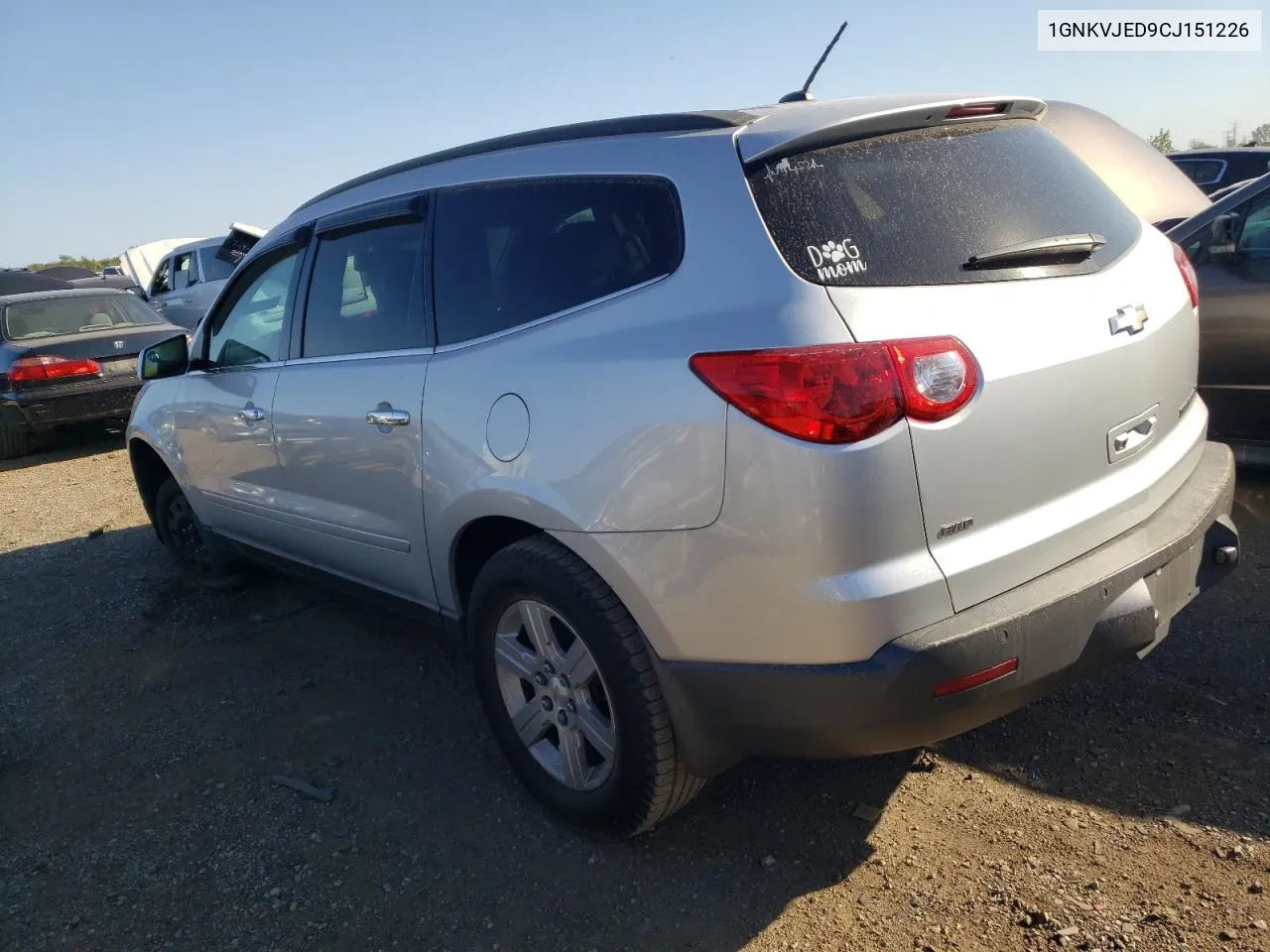 1GNKVJED9CJ151226 2012 Chevrolet Traverse Lt