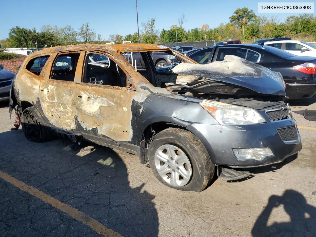 2012 Chevrolet Traverse Ls VIN: 1GNKRFED4CJ363808 Lot: 73787164