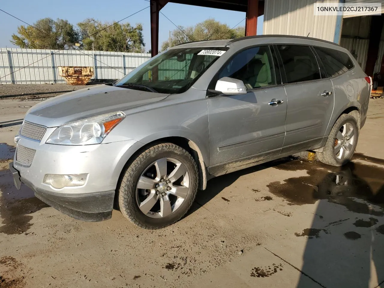 2012 Chevrolet Traverse Ltz VIN: 1GNKVLED2CJ217367 Lot: 73802074