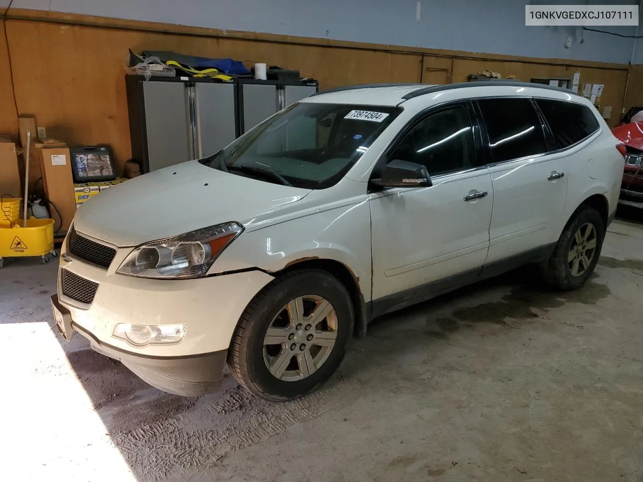 1GNKVGEDXCJ107111 2012 Chevrolet Traverse Lt